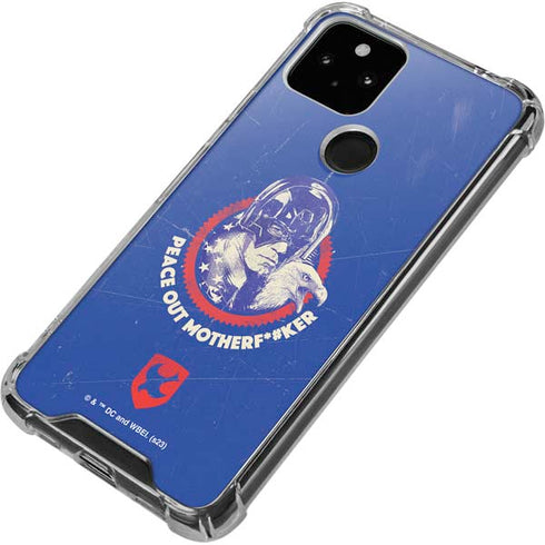 DC Comics Peacemaker Peace Out Google Pixel 5 Clear Case